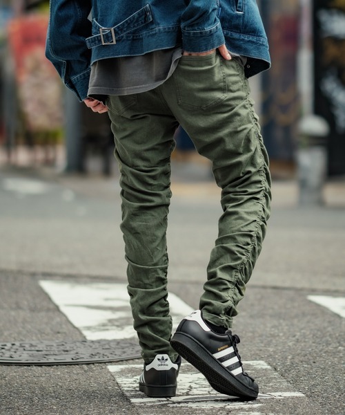 improves（インプローブス）の「カラーデニム ストレート クシュ 5P パンツ（デニムパンツ・メンズ・ブラック/パープル/ブラウン/グリーン・MEDIUM/LARGE）」の16枚目の写真