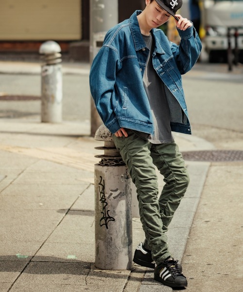 improves（インプローブス）の「カラーデニム ストレート クシュ 5P パンツ（デニムパンツ・メンズ・ブラック/パープル/ブラウン/グリーン・MEDIUM/LARGE）」の18枚目の写真