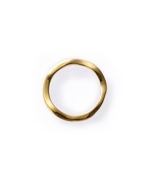 CENE（セネ）の「【CENE】セネ/ネジレスリムリング（リング・レディース・シルバー/ゴールド・#9/#11/#13）」の4枚目の写真