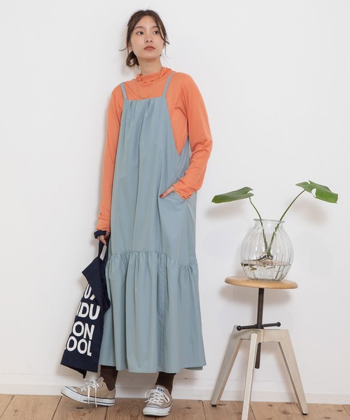 【セール】ラウンドヘムキャミソールワンピース（ワンピース）｜POU DOU DOU（プードゥドゥ）
