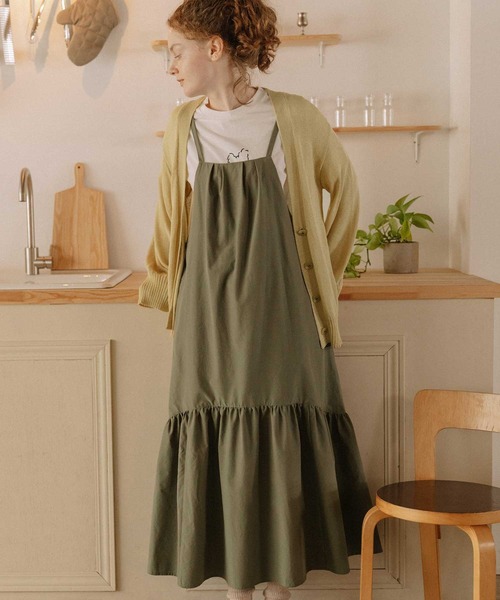 【セール】ラウンドヘムキャミソールワンピース（ワンピース）｜POU DOU DOU（プードゥドゥ）