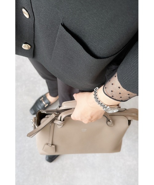 &. NOSTALGIA（アンドドットノスタルジア）の「【ZOZO限定】ドットシアートップス（Tシャツ/カットソー・レディース・アイボリー/ブラック/グレー・M）」の16枚目の写真