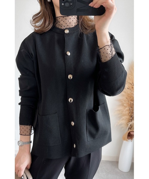 &. NOSTALGIA（アンドドットノスタルジア）の「【ZOZO限定】ドットシアートップス（Tシャツ/カットソー・レディース・アイボリー/ブラック/グレー・M）」の15枚目の写真