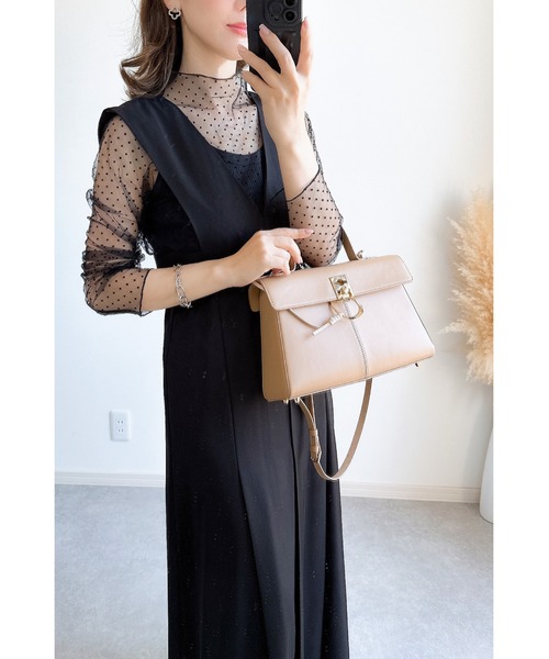 &. NOSTALGIA（アンドドットノスタルジア）の「【ZOZO限定】ドットシアートップス（Tシャツ/カットソー・レディース・アイボリー/ブラック/グレー・M）」の7枚目の写真