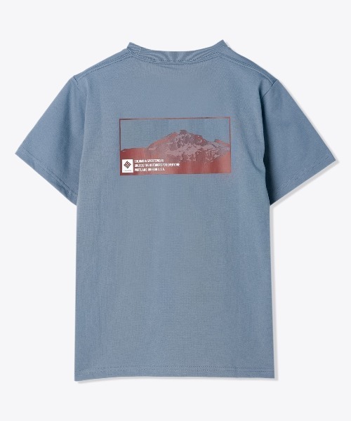 Columbia(コロンビア)の「columbia/コロンビア キッズ Tシャツ PTEE PY0292(Tシャツ/カットソー・キッズ・グレイッシュブルー/ブラック/ホワイト・S/M/L)」の3枚目の写真