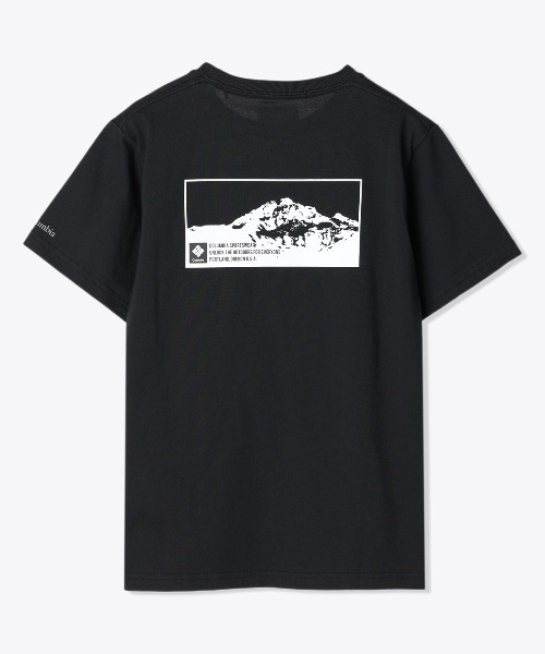 Columbia(コロンビア)の「columbia/コロンビア キッズ Tシャツ PTEE PY0292(Tシャツ/カットソー・キッズ・グレイッシュブルー/ブラック/ホワイト・S/M/L)」の2枚目の写真