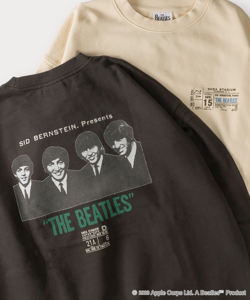 The Beatles（ザビートルズ）の「【THE BEATLES】チケットデザイン＆フォトプリントスウェット/バックプリント/ビッグシルエット（スウェット・メンズ・ホワイト系その他/グレー系その他/チャコールグレー/ホワイト・M/XL/L）」の3枚目の写真
