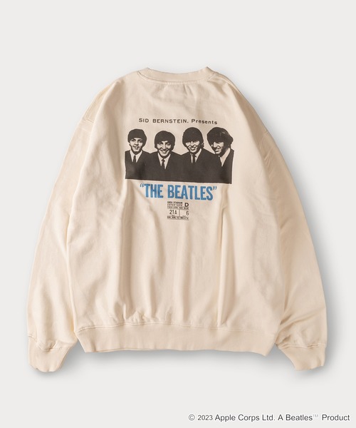 The Beatles（ザビートルズ）の「【THE BEATLES】チケットデザイン＆フォトプリントスウェット/バックプリント/ビッグシルエット（スウェット・メンズ・ホワイト系その他/グレー系その他/チャコールグレー/ホワイト・M/XL/L）」の6枚目の写真