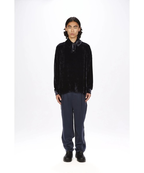 L.H.P(エルエイチピー)の「INCRM/インクリム/L/S POLO SHIRT(ポロシャツ・メンズ・グレー/ネイビー・M/S/L)」の6枚目の写真