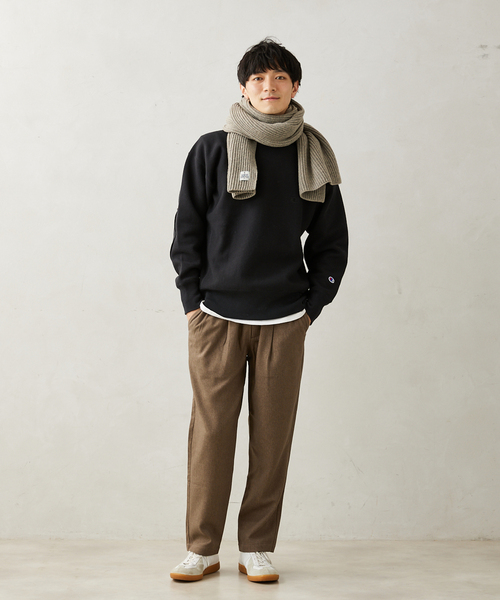 JOURNAL STANDARD relume(ジャーナルスタンダード レリューム)の「TECH WOOL ウォッシャブルパンツ(スラックス・メンズ・ブラウン/キャメル/ブラック/チャコールグレー・LARGE/SMALL/MEDIUM)」の21枚目の写真
