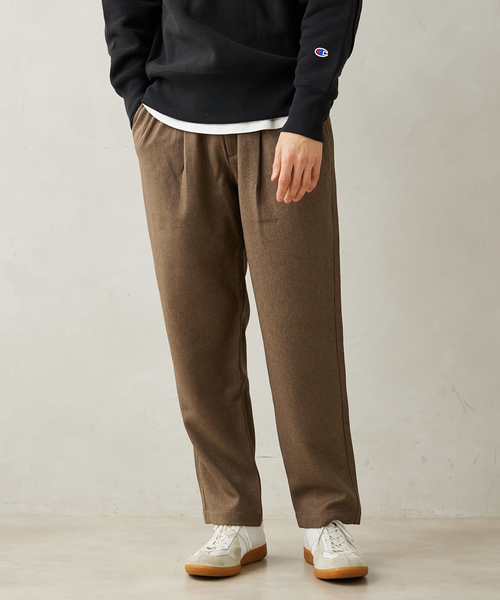 JOURNAL STANDARD relume(ジャーナルスタンダード レリューム)の「TECH WOOL ウォッシャブルパンツ(スラックス・メンズ・ブラウン/キャメル/ブラック/チャコールグレー・LARGE/SMALL/MEDIUM)」の6枚目の写真