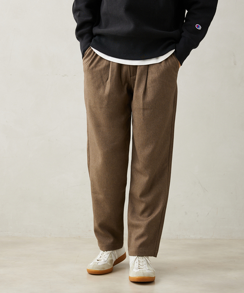 JOURNAL STANDARD relume(ジャーナルスタンダード レリューム)の「TECH WOOL ウォッシャブルパンツ(スラックス・メンズ・ブラウン/キャメル/ブラック/チャコールグレー・LARGE/SMALL/MEDIUM)」の7枚目の写真