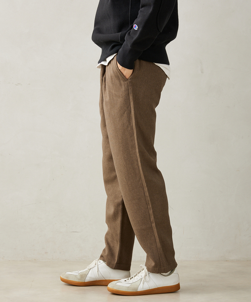 JOURNAL STANDARD relume(ジャーナルスタンダード レリューム)の「TECH WOOL ウォッシャブルパンツ(スラックス・メンズ・ブラウン/キャメル/ブラック/チャコールグレー・LARGE/SMALL/MEDIUM)」の8枚目の写真