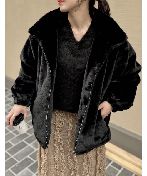 コート ミディ丈 ハイネック フェイクファー 無地 ダブルボタン 楽天市場】【全品2BUY15%OFFクーポン】ハイネックフェイクファー