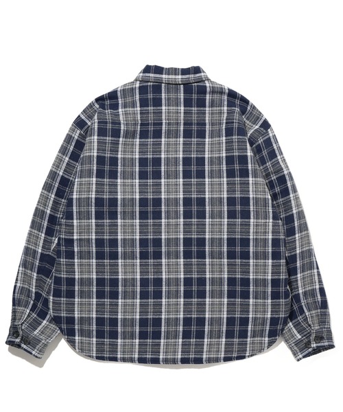 XLARGE（エクストララージ）の「QUILTED FLANNEL SHIRT（シャツ/ブラウス・メンズ・ブラウン/ブルー・S/M/L/XL）」の15枚目の写真