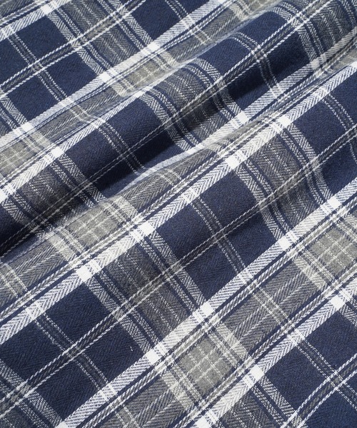 XLARGE（エクストララージ）の「QUILTED FLANNEL SHIRT（シャツ/ブラウス・メンズ・ブラウン/ブルー・S/M/L/XL）」の7枚目の写真