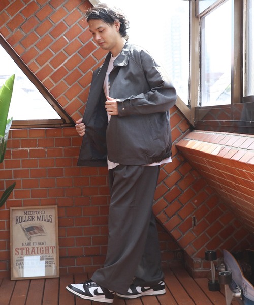 ８(eight)（エイト）の「ワイドストレートスラックス（スラックス・メンズ・グレー系その他/ブラック/チャコールグレー・MEDIUM/LARGE）」の7枚目の写真