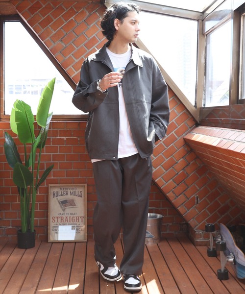 ８(eight)（エイト）の「ワイドストレートスラックス（スラックス・メンズ・グレー系その他/ブラック/チャコールグレー・MEDIUM/LARGE）」の11枚目の写真