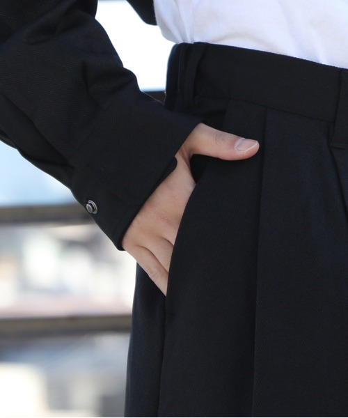 ８(eight)（エイト）の「ワイドストレートスラックス（スラックス・メンズ・グレー系その他/ブラック/チャコールグレー・MEDIUM/LARGE）」の19枚目の写真