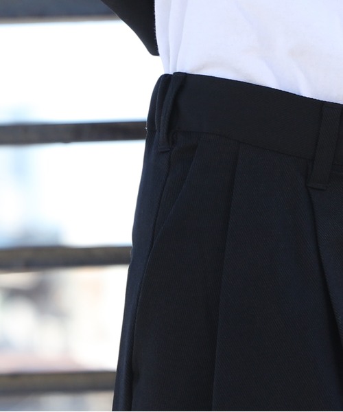 ８(eight)（エイト）の「ワイドストレートスラックス（スラックス・メンズ・グレー系その他/ブラック/チャコールグレー・MEDIUM/LARGE）」の20枚目の写真