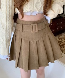 ワイドベルトミニスカート