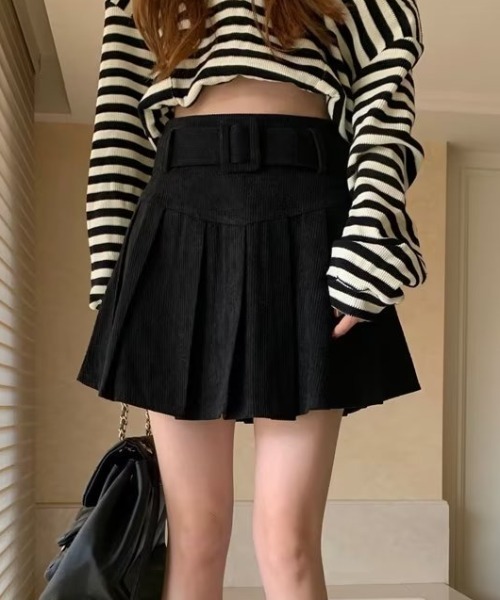 セール】ワイドベルトミニスカート（スカート）｜Sibra（シブラ）の