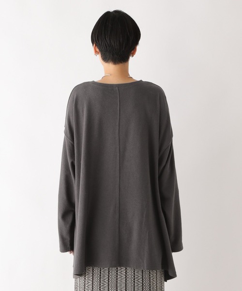 LEPSIM（レプシィム）の「ライトパイルポンチョチュニック　963307（Tシャツ/カットソー・レディース・ベージュ/カーキ/グレー/チャコールグレー・FREE）」の17枚目の写真