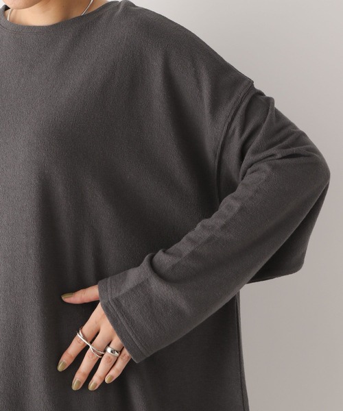 LEPSIM（レプシィム）の「ライトパイルポンチョチュニック　963307（Tシャツ/カットソー・レディース・ベージュ/カーキ/グレー/チャコールグレー・FREE）」の19枚目の写真