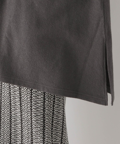 LEPSIM（レプシィム）の「ライトパイルポンチョチュニック　963307（Tシャツ/カットソー・レディース・ベージュ/カーキ/グレー/チャコールグレー・FREE）」の20枚目の写真