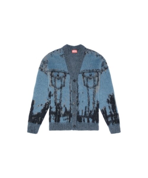 DIESEL（ディーゼル）の「メンズ カーディガン ニット ルーズフィット