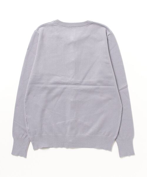 Perfect Suit FActory（パーフェクトスーツファクトリー）の「マルチビジュー釦　ニットカーディガン　ブラウン/サックス（ニット/セーター・レディース・サックスブルー/ブラウン・L/M/S）」の20枚目の写真