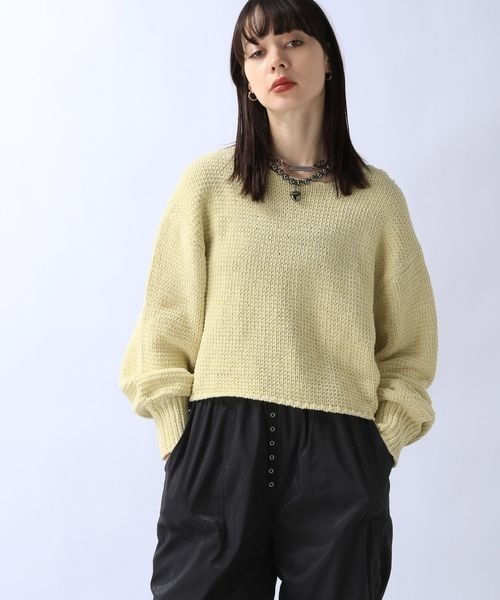 JEANASIS（ジーナシス）の「ラメモールボリュームスリーブ