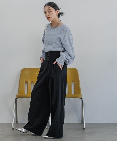 JEANASIS（ジーナシス）の「ラメモールボリュームスリーブ