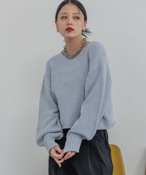 JEANASIS（ジーナシス）の「ラメモールボリュームスリーブ