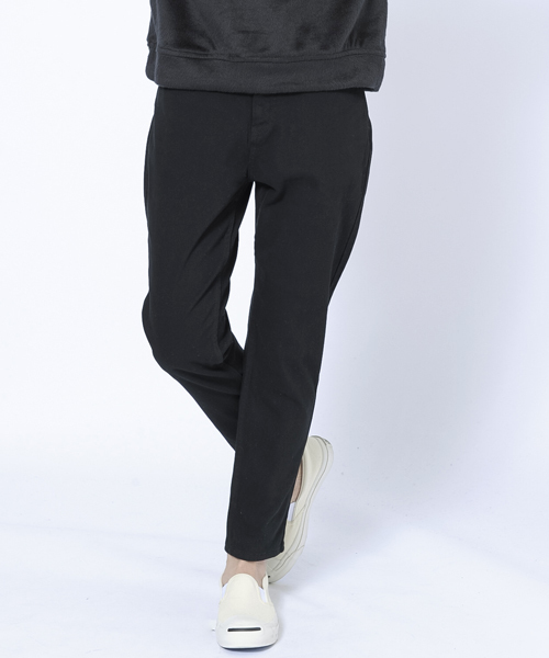 X-girl(エックスガール)の「HIGH WAIST SLIM FIT PANTS(その他パンツ・レディース・インディゴブルー/ブラック・0/1/2)」の2枚目の写真