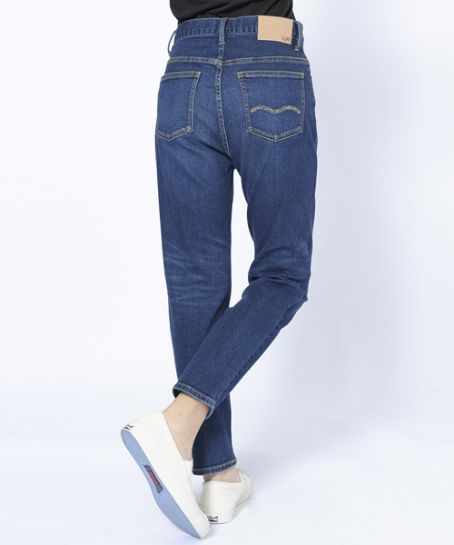 X-girl(エックスガール)の「HIGH WAIST SLIM FIT PANTS(その他パンツ・レディース・インディゴブルー/ブラック・0/1/2)」の5枚目の写真