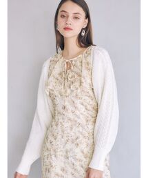 MERCURYDUO | ケーブルスリーブクロップドボレロ(カーディガン/ボレロ)