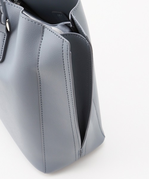 Honeys(ハニーズ)の「軽量A4トートバッグ(トートバッグ・レディース・ピンク/アイボリー/ブラック/ライトベージュ/グレー/ブルーグレー/モカ/レッド・FREE)」の15枚目の写真