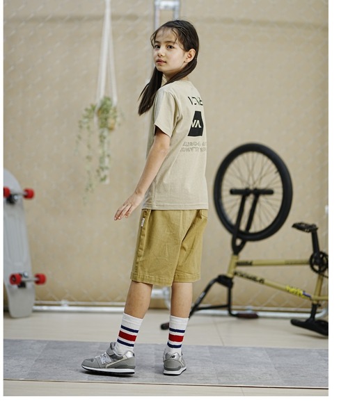 RVCA(ルーカ)の「RVCA/ルーカ RVCA/ルーカ キッズ 半袖Tシャツ 人気デザイン BE045-234(Tシャツ/カットソー・キッズ・ホワイト/カーキ/ブラック・130cm/140cm/150cm/160cm)」の9枚目の写真