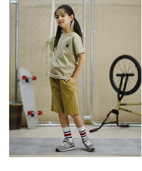 RVCA(ルーカ)の「RVCA/ルーカ RVCA/ルーカ キッズ 半袖Tシャツ 人気デザイン BE045-234(Tシャツ/カットソー・キッズ・ホワイト/カーキ/ブラック・130cm/140cm/150cm/160cm)」の10枚目の写真