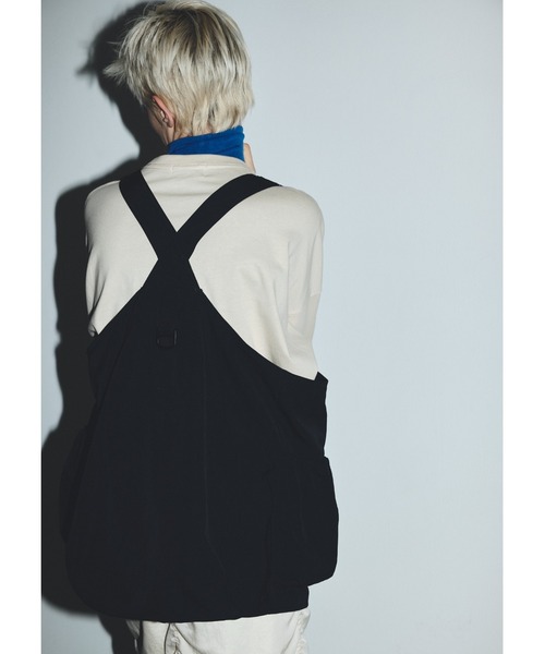 emmi（エミ）の「【emmi atelier】チュールハイネックインナートップス（Tシャツ/カットソー・レディース・グレー/オフホワイト/ブラック/ブルー・FREE）」の22枚目の写真