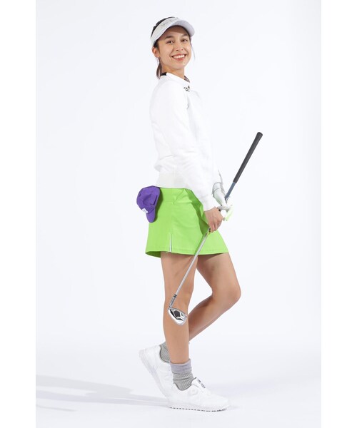New Balance Golf（ニューバランスゴルフ）の「【new balance golf】メランジツイル ストレッチ スカート (WOMENS SPORT)（スカート・レディース・ホワイト/ブラック/グレー系その他4/その他10・SMALL/MEDIUM/LARGE）」の6枚目の写真