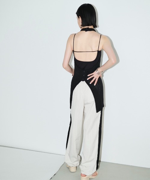 値下げ・BADBLOOD・サイドライン・ナイロンパンツ試着のみ