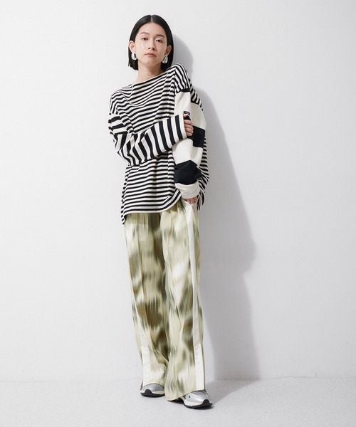 CHICS（シックス）の「【CHICS for ADAM ET ROPE'】別注PRINT PANTS（その他パンツ・レディース・ベージュ系その他/ピンク系その他2・FREE）」の7枚目の写真