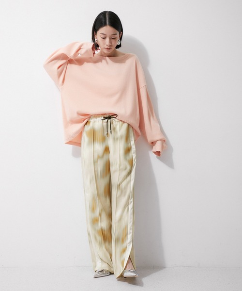 CHICS（シックス）の「【CHICS for ADAM ET ROPE'】別注PRINT PANTS（その他パンツ・レディース・ベージュ系その他/ピンク系その他2・FREE）」の6枚目の写真