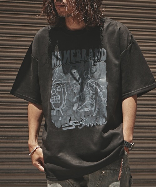 ROOPTOKYO(ループトウキョウ)の「Vintage Design T-Shirt/ヴィンテージデザインTシャツ(Tシャツ/カットソー・メンズ・クリーム/ブラック/ピンク・3/2/1/2XL/L/XL)」の5枚目の写真