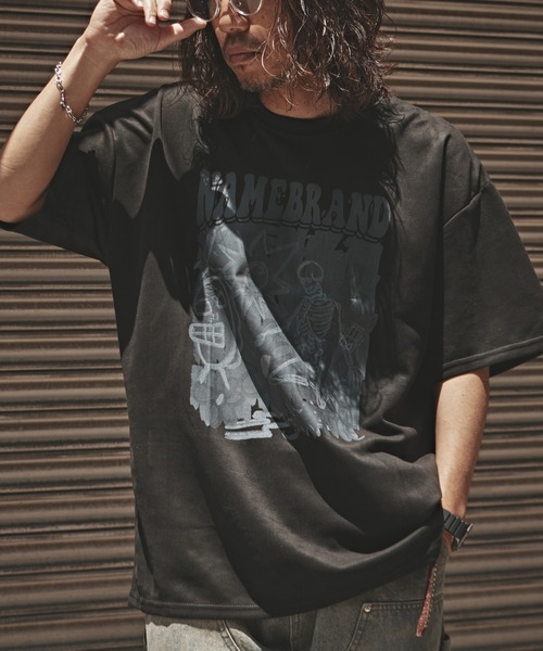 ROOPTOKYO(ループトウキョウ)の「Vintage Design T-Shirt/ヴィンテージデザインTシャツ(Tシャツ/カットソー・メンズ・クリーム/ブラック/ピンク・3/2/1/2XL/L/XL)」の6枚目の写真