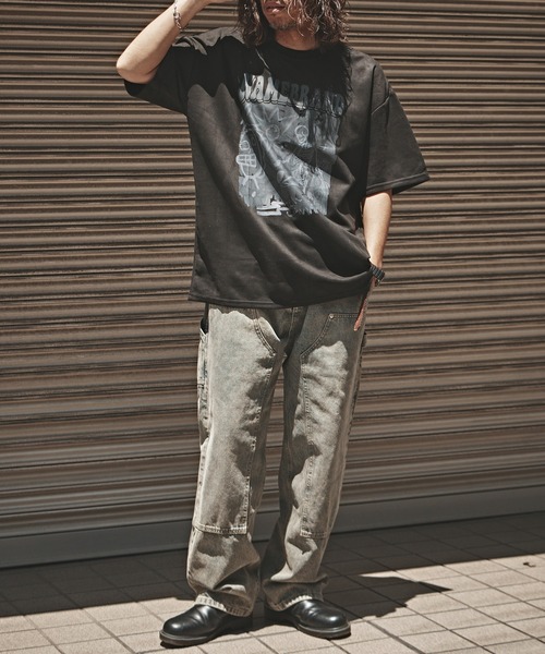 ROOPTOKYO(ループトウキョウ)の「Vintage Design T-Shirt/ヴィンテージデザインTシャツ(Tシャツ/カットソー・メンズ・クリーム/ブラック/ピンク・3/2/1/2XL/L/XL)」の8枚目の写真