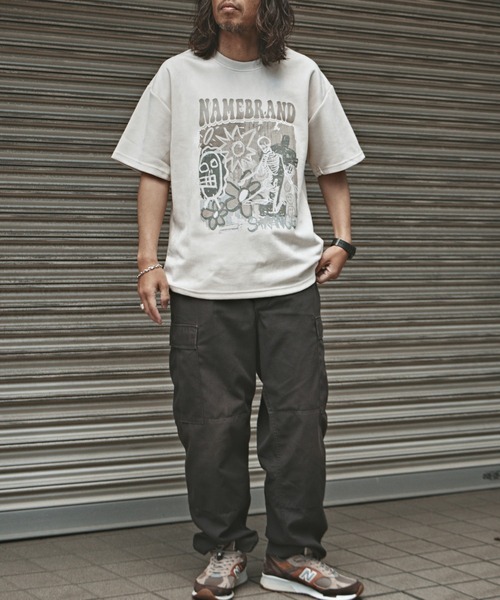 ROOPTOKYO(ループトウキョウ)の「Vintage Design T-Shirt/ヴィンテージデザインTシャツ(Tシャツ/カットソー・メンズ・クリーム/ブラック/ピンク・3/2/1/2XL/L/XL)」の12枚目の写真