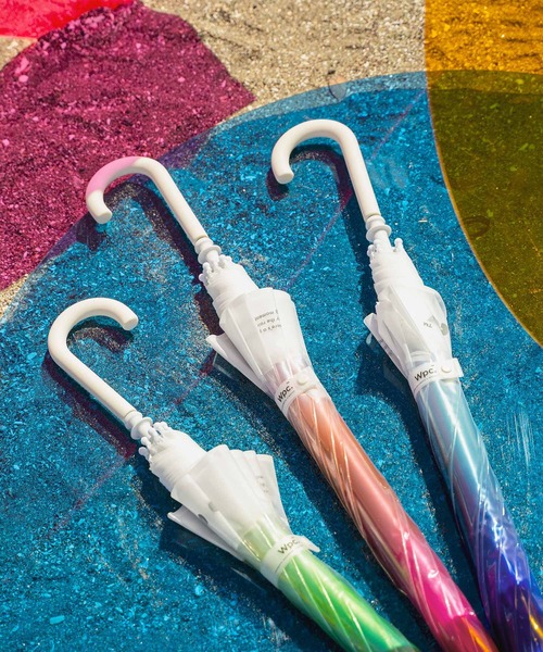 Wpc.（ダブリュピーシー）の「Wpc.KIDS 空色アンブレラ（長傘・キッズ・グリーン/ピンク/ブルー・FREE）」の4枚目の写真